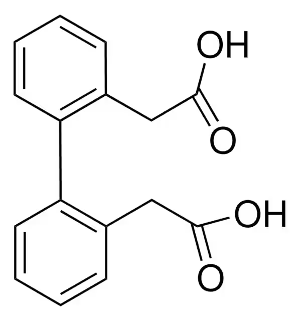 Biphenyl-2,2'-diacetonitrile structure, CAS 93012-30-7