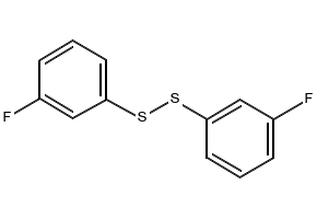 Bis(3-fluorophenyl)disulphide structure, CAS 63930-17-6