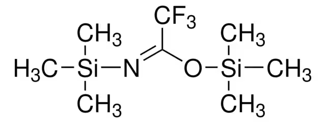 Bis(trimethylsilyl)trifluoroacetamide structure, CAS 25561-30-2