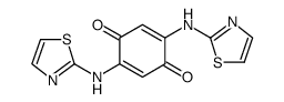 Bismerthiazol,2,5-Bis-(thiazol-2-ylamino)-[1,4]benzoquinone structure, CAS 99971-20-7