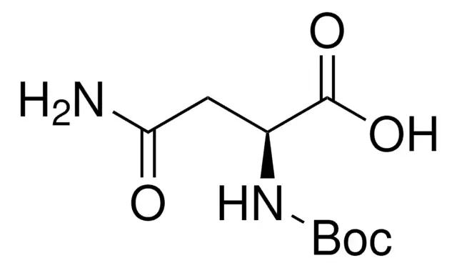 Boc-Asn-OH structure, CAS 7536-55-2