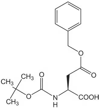 Boc-Asp(OBzl)-OH structure, CAS 7536-58-5