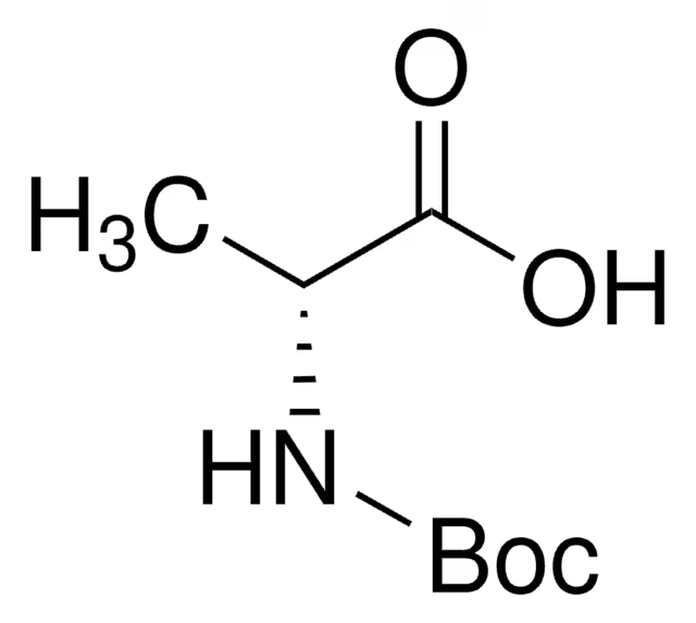 Boc-D-Ala-OH structure, CAS 7764-95-6