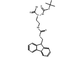 Boc-D-Dab(Fmoc)-OH structure, CAS 131570-57-5