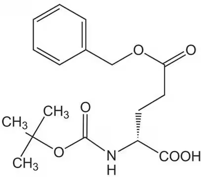 Boc-D-glutamic acid 5-benzylester structure, CAS 35793-73-8