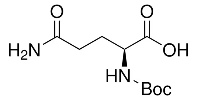 Boc-Gln-OH structure, CAS 13726-85-7
