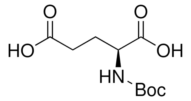 Boc-Glu-OH structure, CAS 2419-94-5