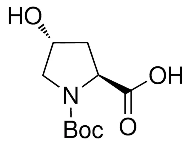Boc-L-4-hydroxyproline structure, CAS 13726-69-7