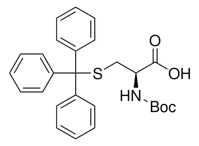 Boc-L-cysteine(trityl) structure, CAS 21947-98-8