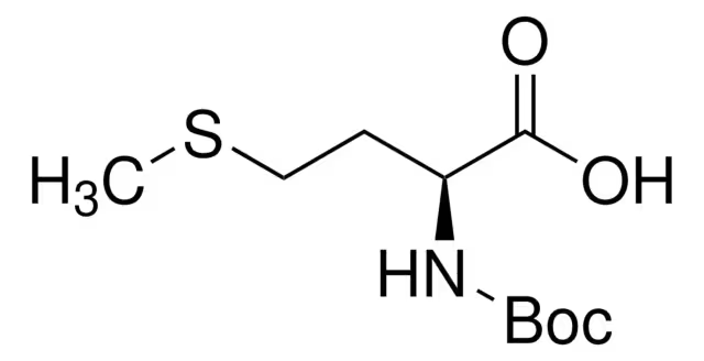 Boc-L-methionine structure, CAS 2488-15-5