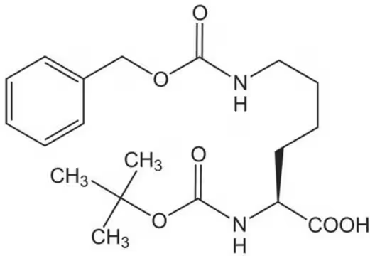Boc-Lys(Cbz)-OH structure, CAS 2389-45-9