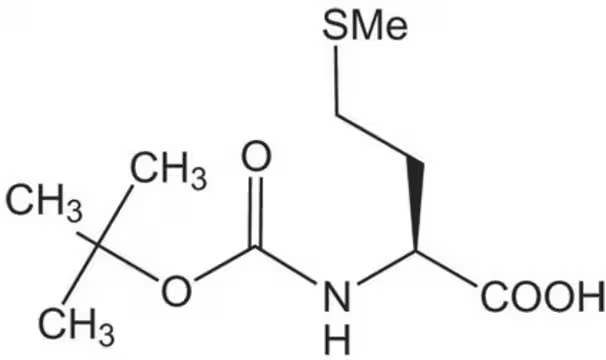 Boc-Met-OH DCHA structure, CAS 22823-50-3