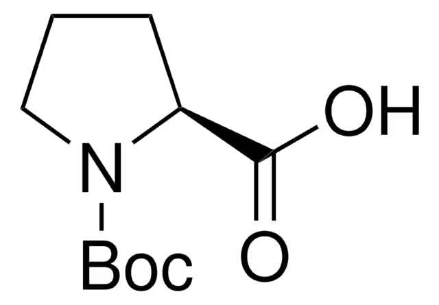 Boc-Pro-OH structure, CAS 15761-39-4