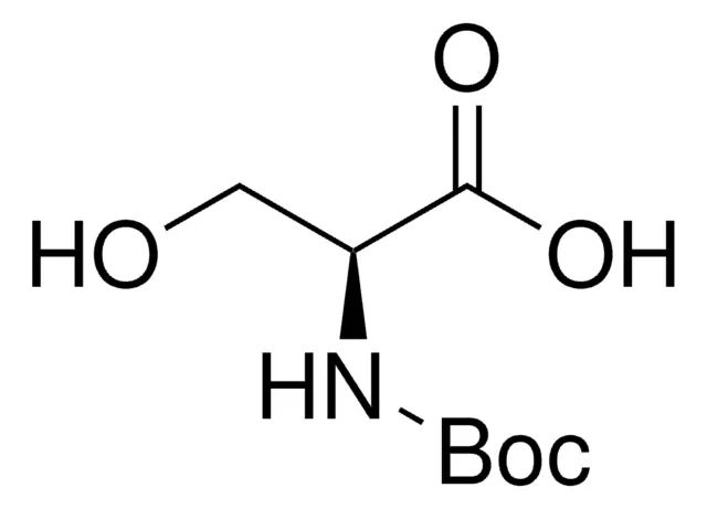 Boc-Ser-OH structure, CAS 3262-72-4