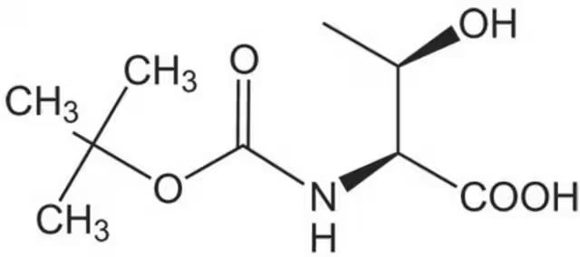 Boc-Thr-OH structure, CAS 2592-18-9