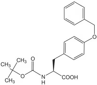 Boc-Tyr(Bzl)-OH structure, CAS 2130-96-3