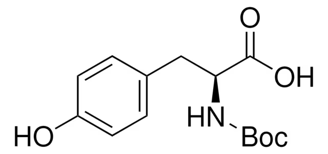 Boc-Tyr-OH structure, CAS 3978-80-1