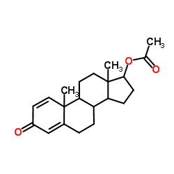 Boldenone 17-acetate structure, CAS 2363-59-9