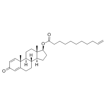 Boldenone undecylenate structure, CAS 13103-34-9
