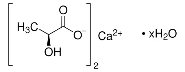 Calcium lactate structure, CAS 28305-25-1