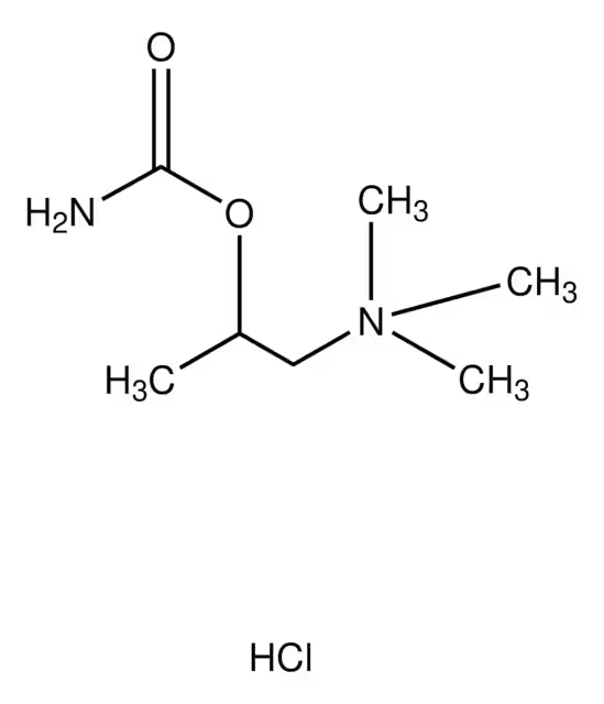 Carbamyl-beta-methylcholine chloride structure, CAS 590-63-6