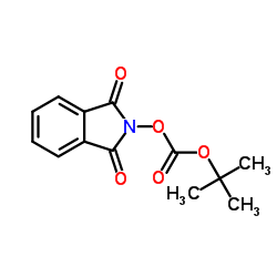 Carbonic acid tert-butyl phthalimido ester structure, CAS 15263-20-4