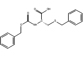 Cbz-(S)-benzyl-L-Cys structure, CAS 3257-18-9
