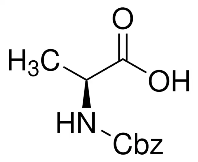 Cbz-Ala-OH structure, CAS 1142-20-7