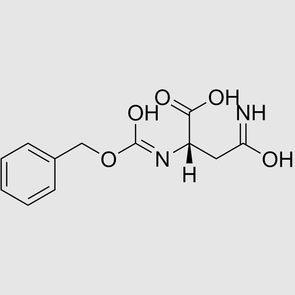 Cbz-Asn-OH structure, CAS 2304-96-3