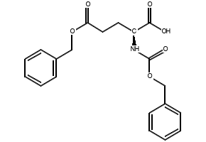 Cbz-Glu(OBzl)-OH structure, CAS 5680-86-4