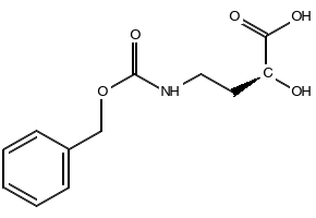 Cbz-HABA; (S)-N-Carbobenzyloxy-4-amino-2-hydroxybutyric acid structure, CAS 40371-50-4