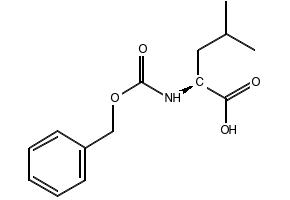Cbz-Leu-OH structure, CAS 2018-66-8
