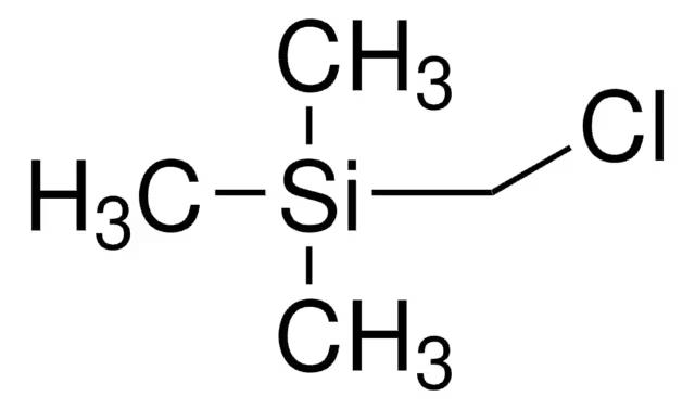 Chloromethyltrimethylsilane structure, CAS 2344-80-1