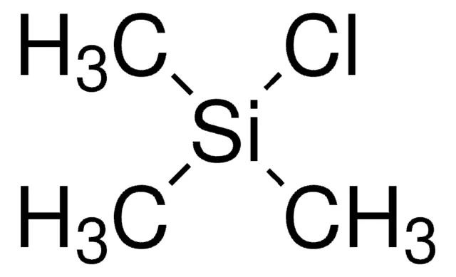 Chlorotrimethylsilane structure, CAS 75-77-4