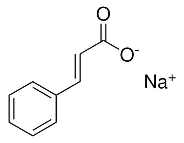 Cinnamylic acid sodium salt structure, CAS 538-42-1