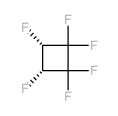cis-1,1,2,2,3,4-Hexafluorocyclobutane structure, CAS 22819-47-2