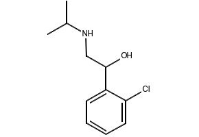 Clorprenaline structure, CAS 3811-25-4