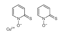 Copper pyrithione structure, CAS 17652-46-9