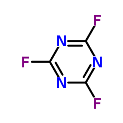 Cyanuric fluoride structure, CAS 675-14-9