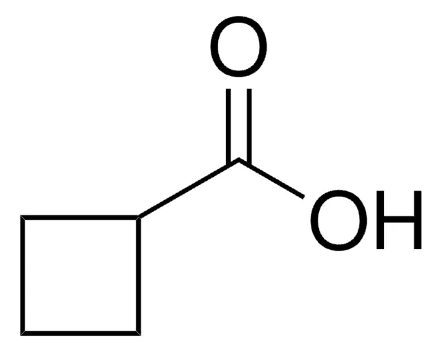 Cyclobutanecarboxylic acid structure, CAS 3721-95-7