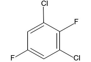 1,3-Dichloro-2,5-difluorobenzene structure, CAS 2367-80-8