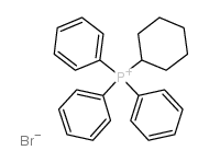 Cyclohexyltriphenylphosphonium bromide structure, CAS 7333-51-9