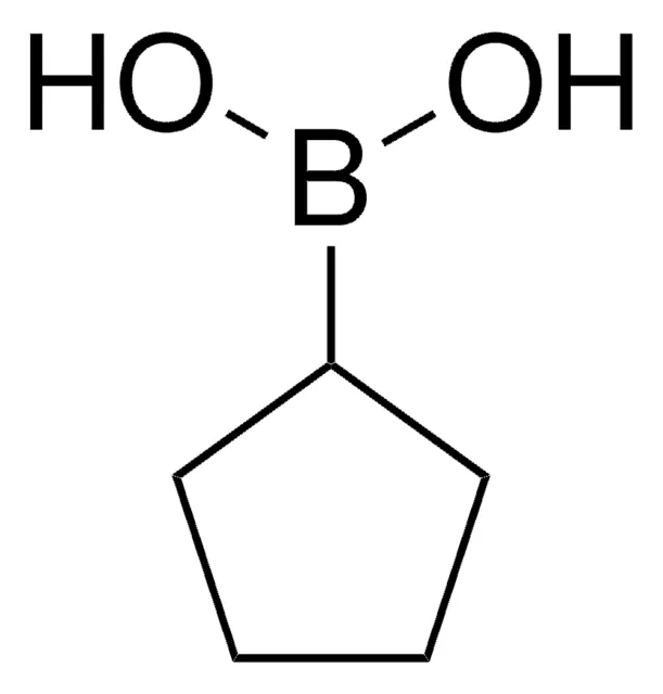 Cyclopentylboronic acid structure, CAS 63076-51-7