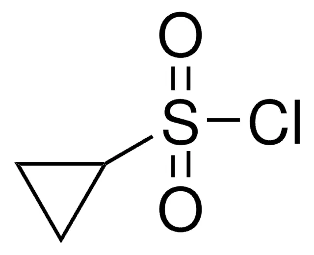 Cyclopropanesulfonyl chloride structure, CAS 139631-62-2