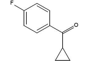 Cyclopropyl 4-fluorophenyl ketone structure, CAS 772-31-6