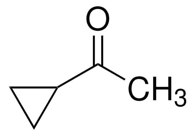 Cyclopropyl methyl ketone structure, CAS 765-43-5