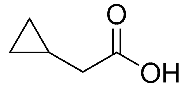 Cyclopropylacetic acid structure, CAS 5239-82-7