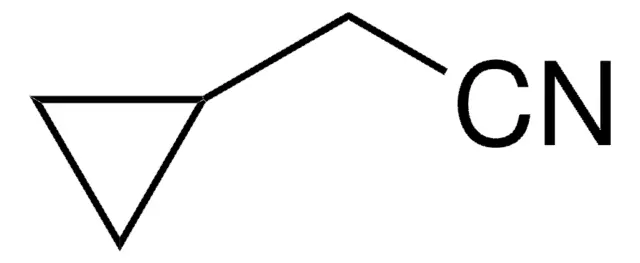 Cyclopropylacetonitrile structure, CAS 6542-06-5