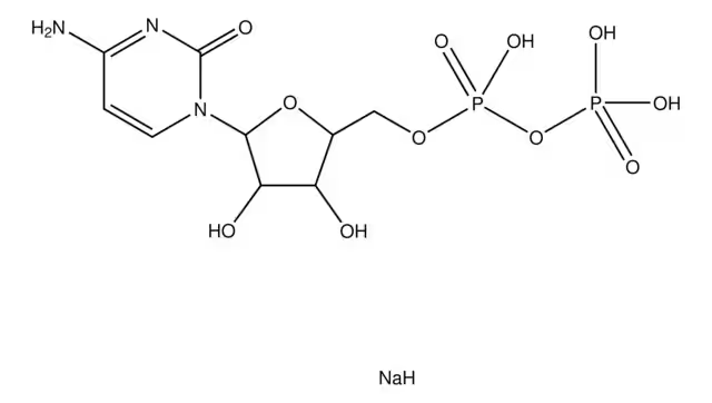 Cytidine 5'-diphosphate structure, CAS 34393-59-4