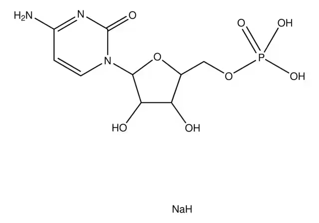 Cytidine 5'-monophosphate disodium salt structure, CAS 6757-06-8